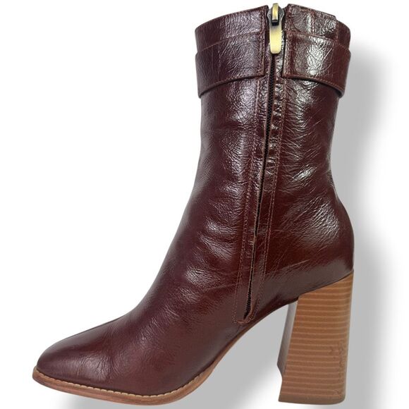 Nine West Y2K 90s Vintage Style Madden Style Platform Chunky Boot Leather 8.5 - Picture 6 of 14